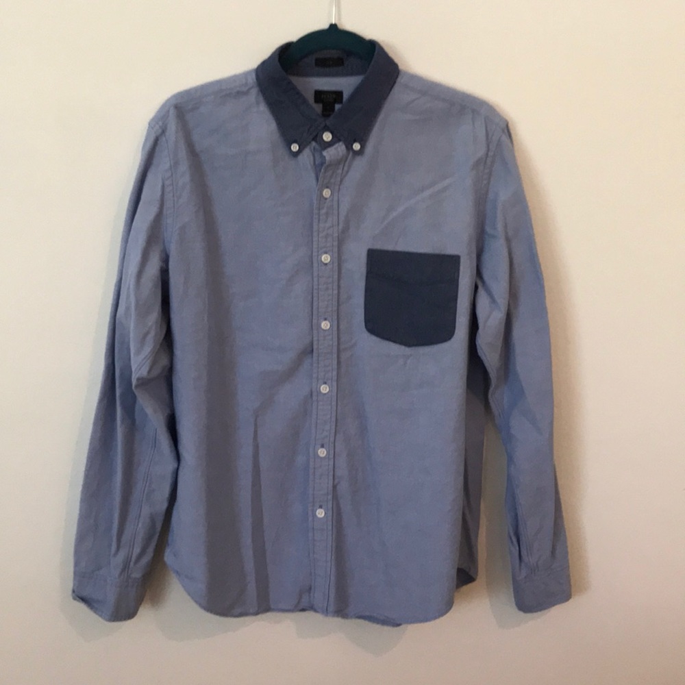 J. CREW denim button up